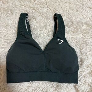Women's dark blue/green Sports Bra